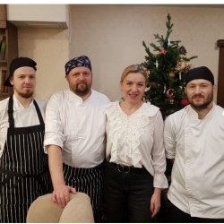 Наши кондитеры на съёмках