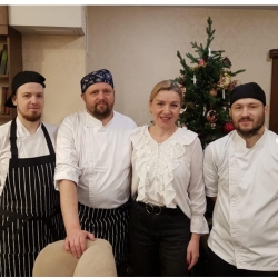 Наши кондитеры на съёмках